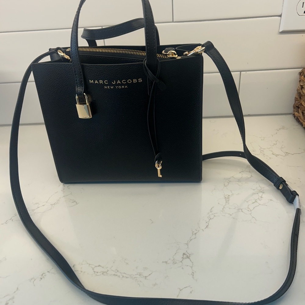 Marc Jacobs Black Mini Bag with Gold Accents - Picture 2 of 9